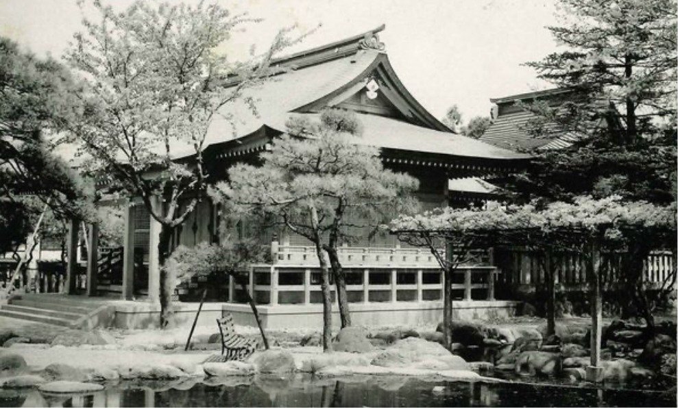 昭和12年頃 雁島の地の湯殿山神社